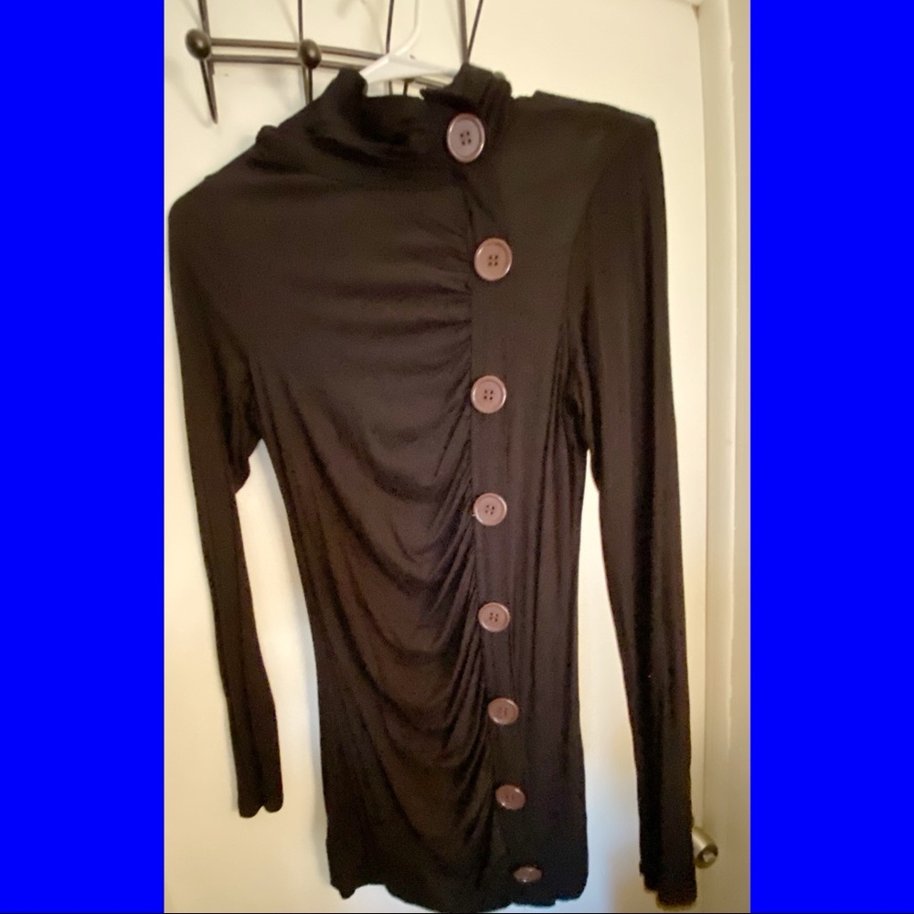 Brown button shirt/dress